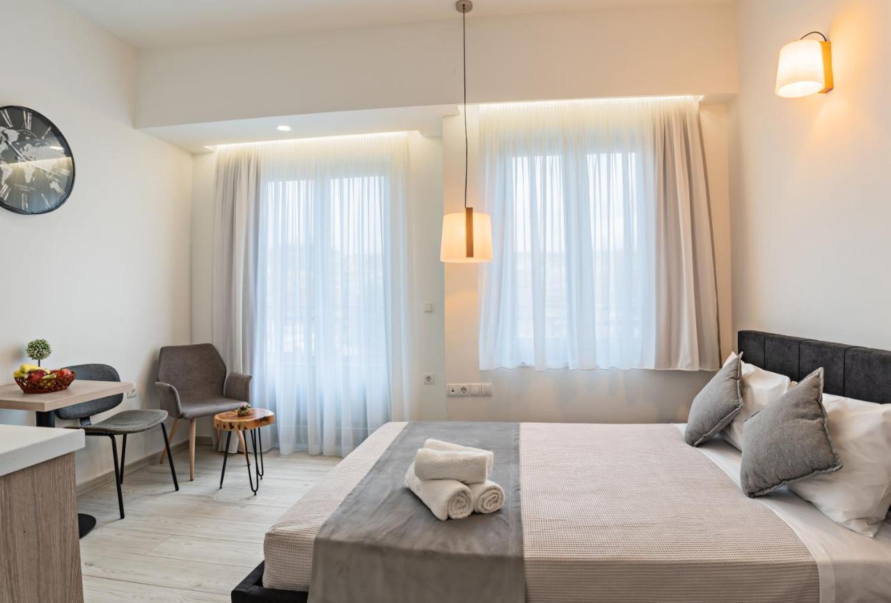 White & Gray Apartment Rethymno Exterior foto